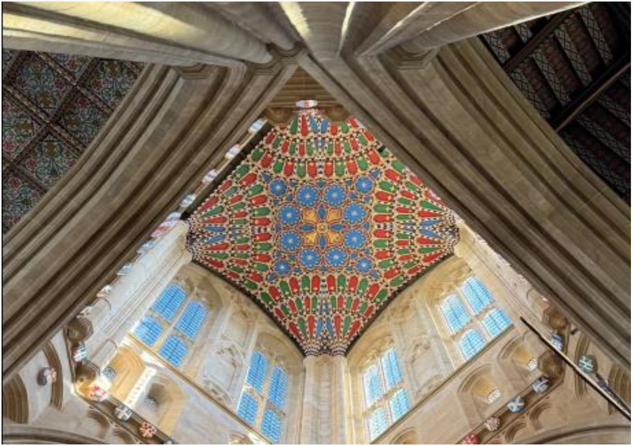 Fire protection and Regulations in Crossing tower of St. Edmundsbury Cathedral, Bury St Edmunds